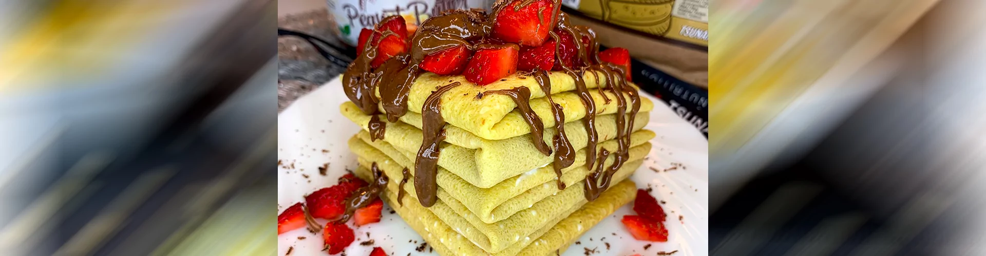 Strawberry-crepes